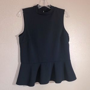 Banana Republic Peplum Sleeveless Career Top M